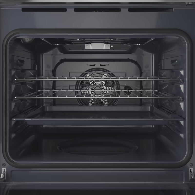 Load image into Gallery viewer, Indesit Single Fan Oven | Enamel Coating | Grill Plus Fan | 66l with 3 Dial with Timer | A | Stainless Steel | IO233XUK