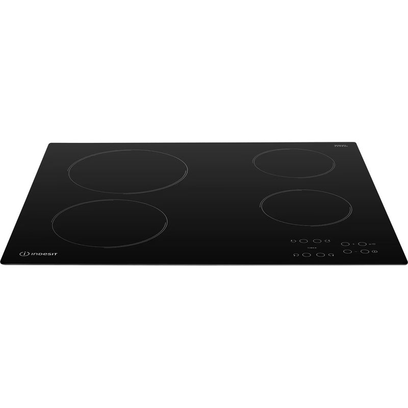 Load image into Gallery viewer, Indesit 60cm 9 Levels Electric Ceramic Hob | Black | Touch Control | 4 Zones with Residual Heat Indicator and Timer | RI161C