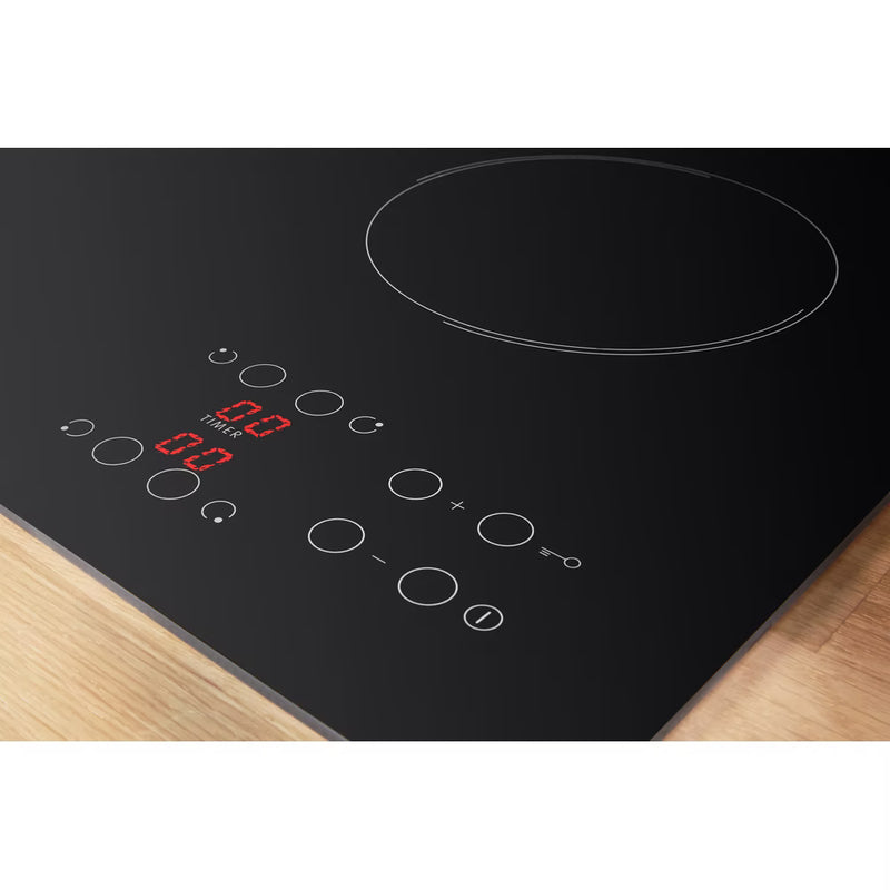 Load image into Gallery viewer, Indesit 60cm 9 Levels Electric Ceramic Hob | Black | Touch Control | 4 Zones with Residual Heat Indicator and Timer | RI161C