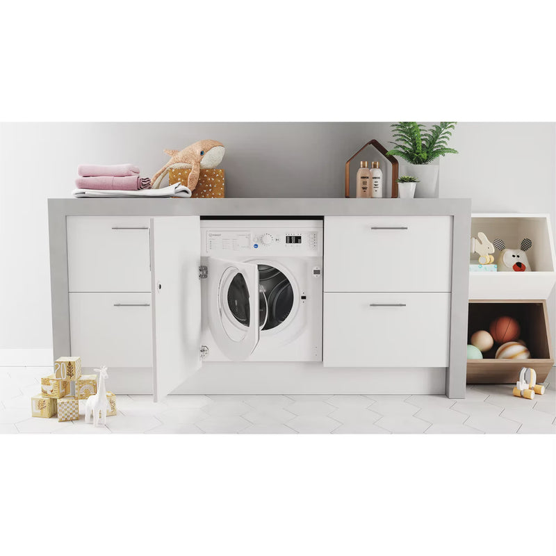 Load image into Gallery viewer, Indesit Built In Front Loading Washing Machine | 9kg | BIWMIL91485UK