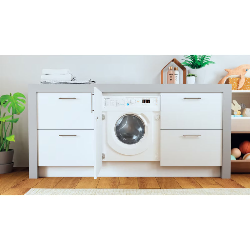 Load image into Gallery viewer, Indesit Built In Front Loading Washing Machine | 7kg | BIWMIL71252UKN
