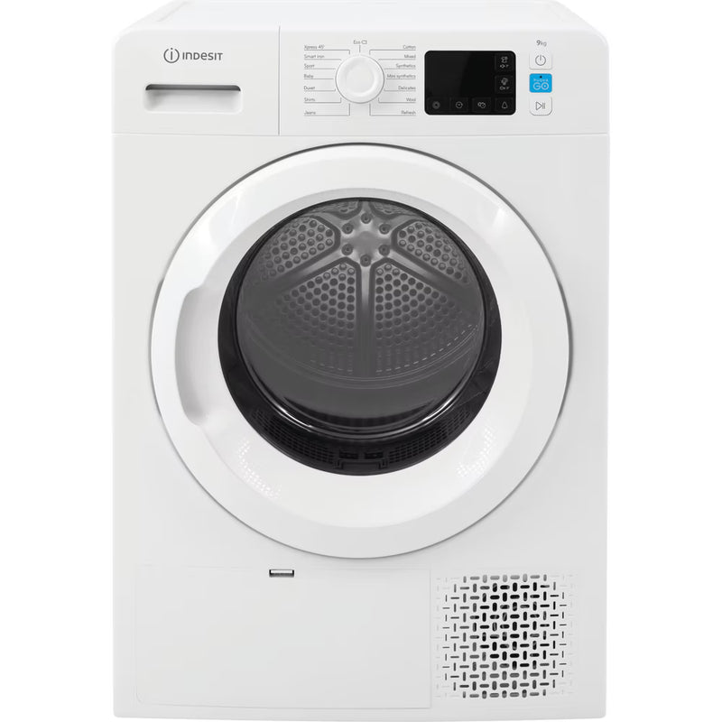 Завантажте зображення в засіб перегляду галереї, Indesit Heat Pump 9kg Tumble Dryer | YTM1192XUK