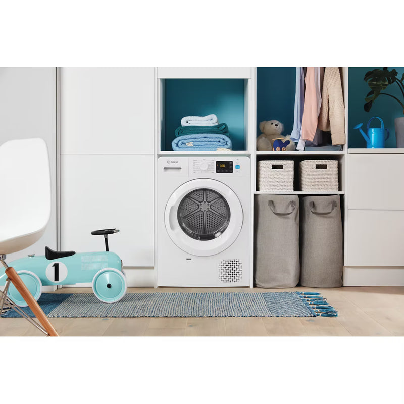 Завантажте зображення в засіб перегляду галереї, Indesit Heat Pump 9kg Tumble Dryer | YTM1192XUK