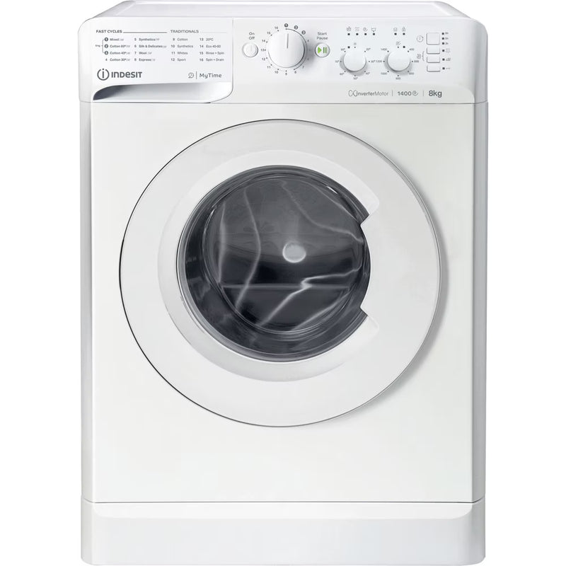 Завантажте зображення в засіб перегляду галереї, Indesit Washing Machine 8kg | White | B | MTWC81495WUK