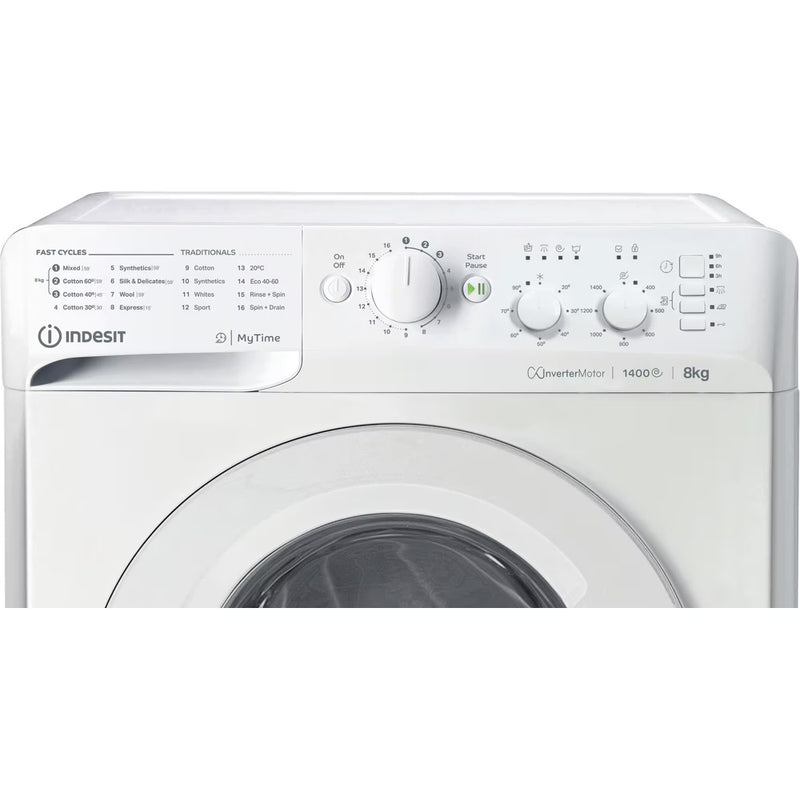 Завантажте зображення в засіб перегляду галереї, Indesit Washing Machine 8kg | White | B | MTWC81495WUK