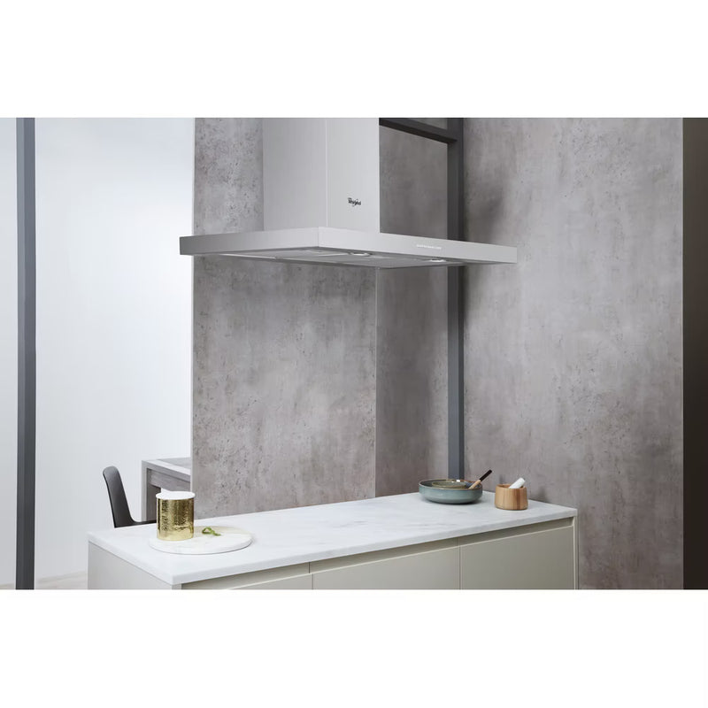 Load image into Gallery viewer, Whirlpool 90cm T-box Hood | Button Control | Stainless Steel with Zenmode | 53/ 69 Db | WHBS93FLEX