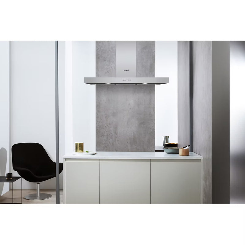 Load image into Gallery viewer, Whirlpool 90cm T-box Hood | Button Control | Stainless Steel with Zenmode | 53/ 69 Db | WHBS93FLEX
