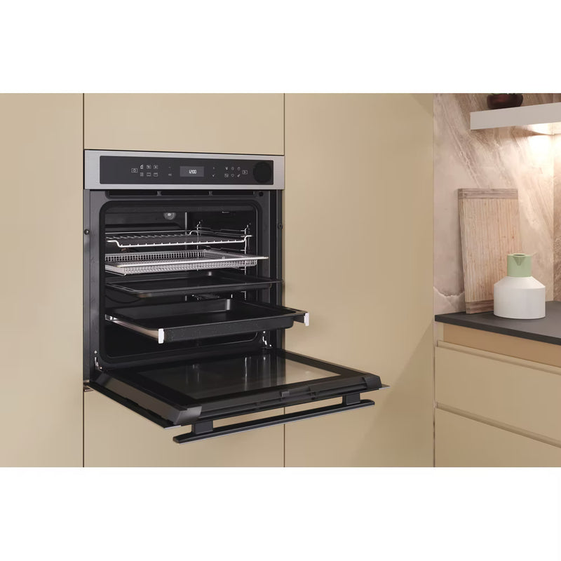 Load image into Gallery viewer, Whirlpool Steam | Single Oven | 73l | Touch Control | Stainless Steel with 6th Sense | Airfry and Acive Steam | AKZ9S8271IX