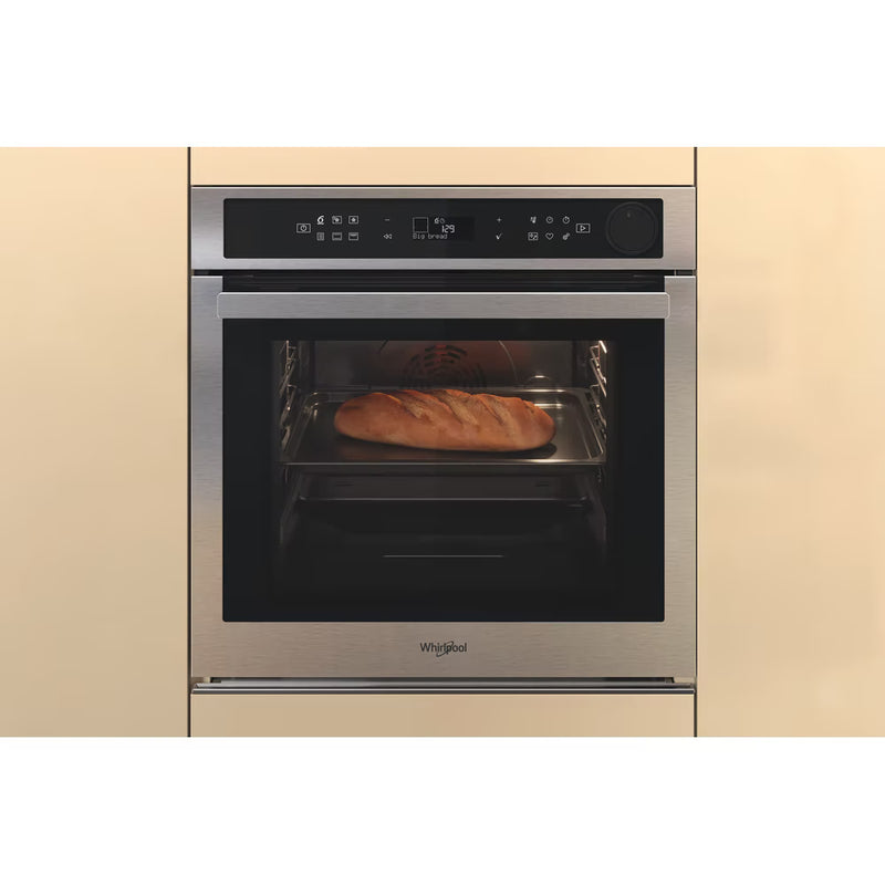 Load image into Gallery viewer, Whirlpool Steam | Single Oven | 73l | Touch Control | Stainless Steel with 6th Sense | Airfry and Acive Steam | AKZ9S8271IX
