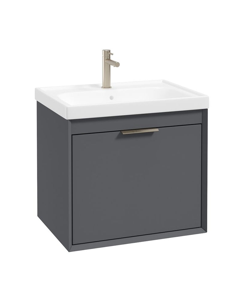 Load image into Gallery viewer, Sonas Fjord Vanity Unit Grey with Brushed Nickel Handle