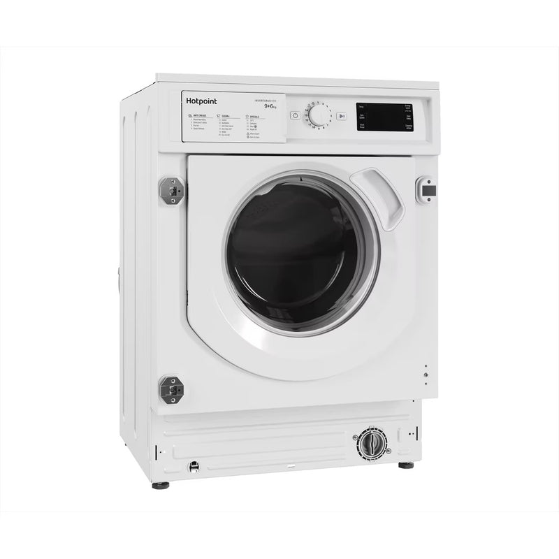 Load image into Gallery viewer, Hotpoint Integrated Washer Dryer | 9kg Wash | 6kg Dry | 1400 Spin | Anti-Stain | Steam Refresh| BIWDHG961485
