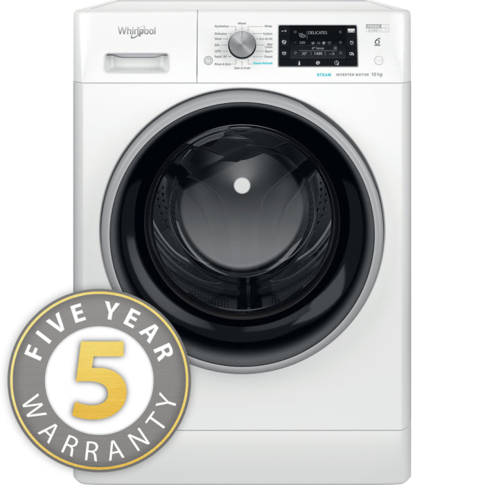 Load image into Gallery viewer, Whirlpool Washing Machine | 10kg | 1400 Spin | White | FFD 10489 BSV UK