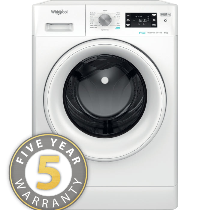 Load image into Gallery viewer, Whirlpool Washing Machine | 8kg | 1400 Spin | White | FFB 8469 WV UK
