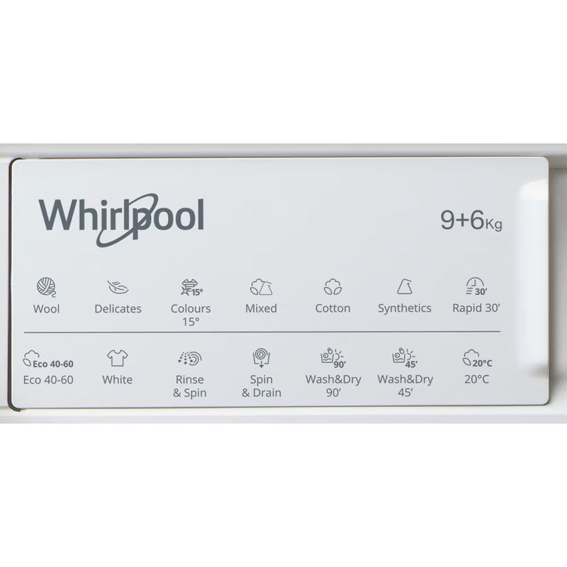 Load image into Gallery viewer, Whirlpool Freshcare Built-in Washer Dryer | White | 9+6kg | 1400rpm | D Rated | BIWDWG961485