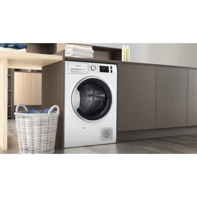 Завантажте зображення в засіб перегляду галереї, Hotpoint Heat Pump Tumble Dryer | A++ Energy | Sensor Drying | White | NTSM1192SKUK