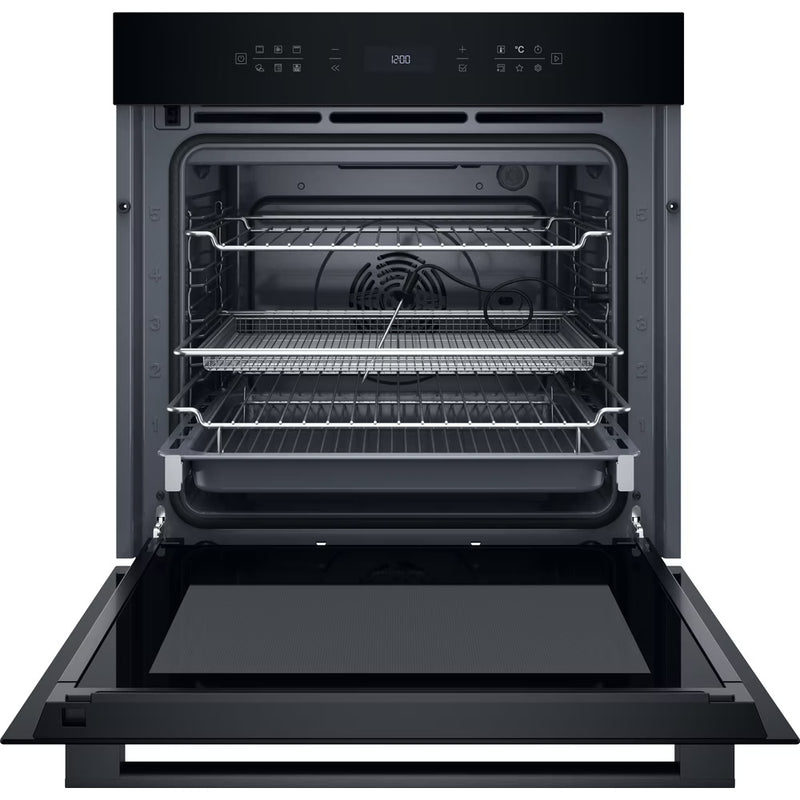 Załaduj obraz do przeglądarki galerii, Hotpoint Class 7 Single Fan Oven | Dual Clean (Pyro & Hydro) | Multifunction 8 | 73L with Full Touch Display | A+ | Black | HOI78PPT1SBUK