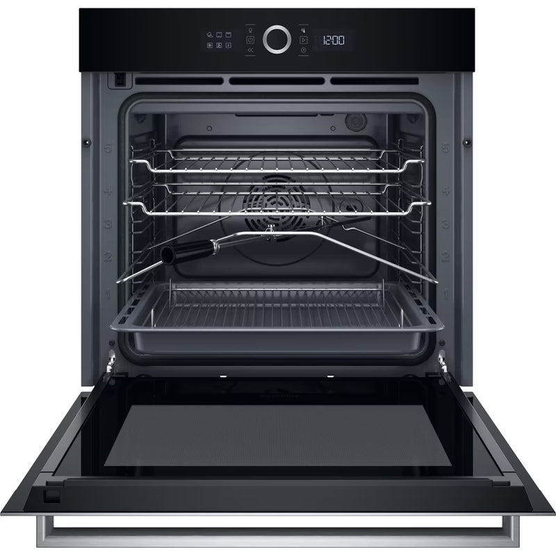 Załaduj obraz do przeglądarki galerii, Hotpoint Class 5 Single Fan Oven | Dual Clean (Pyro & Hydro) | 73L | A+ | Stainless Steel | HOI5S8PM0XUK