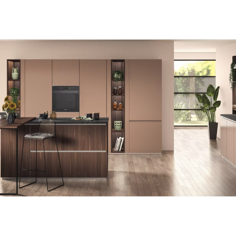 Завантажте зображення в засіб перегляду галереї, Hotpoint Class 9 Built-In Electric Single Oven | 73L | Black | SI9891SPBM