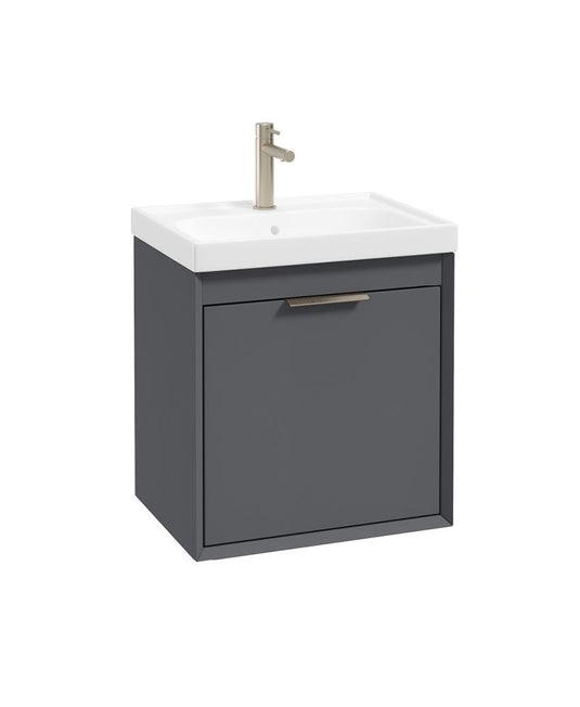 Sonas Fjord  vanity unit grey Brushed Nickel Handle
