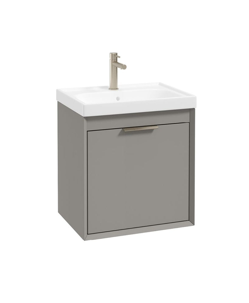 Załaduj obraz do przeglądarki galerii, Sonas Fjord vanity unit matt khaki Brushed Nickel Handle