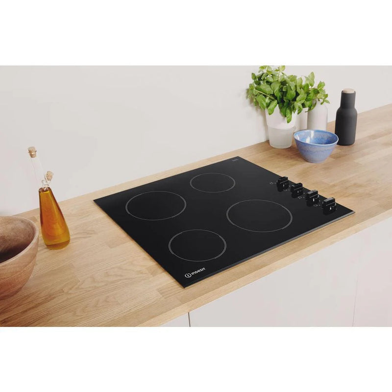 Load image into Gallery viewer, Indesit Ceramic Hob | 60CM | Black Glass | RI 860 C