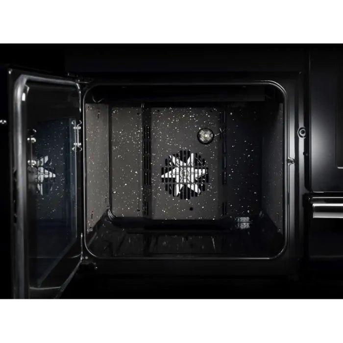 Load image into Gallery viewer, Rangemaster Professional Plus 90 Ceramic Black with Chrome Trim | PROP90ECGB/C