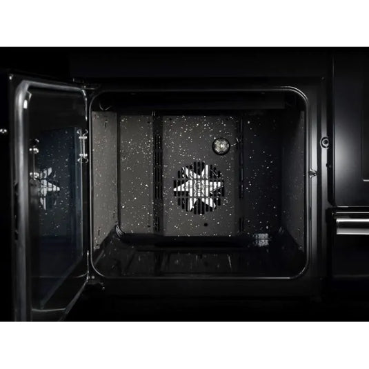 Rangemaster Professional Plus 90 Ceramic Black with Chrome Trim | PROP90ECGB/C