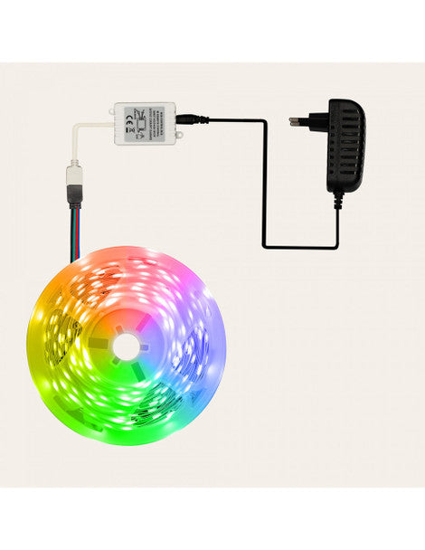 Load image into Gallery viewer, KSIX Coloured Led Strips RGB Pack 2x5m Remote Control | 116808