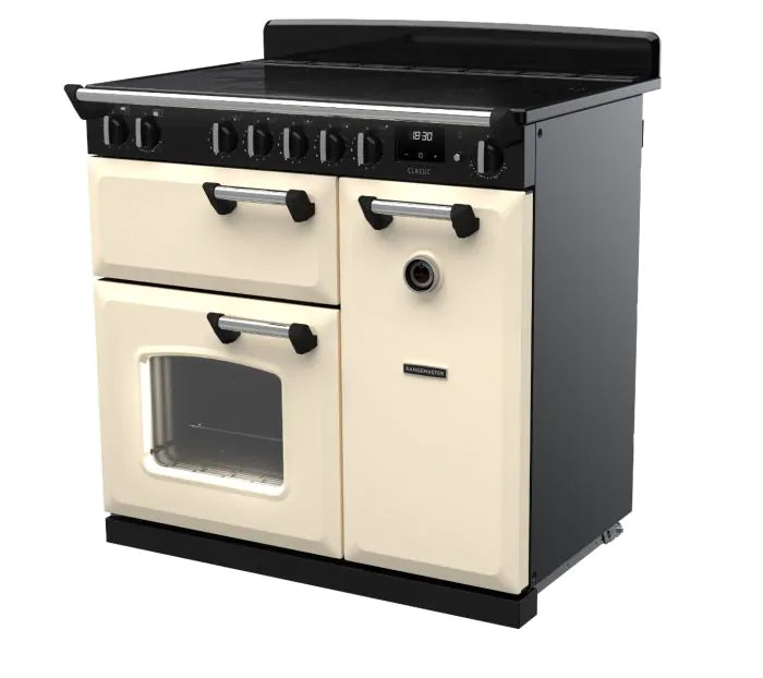 Load image into Gallery viewer, Rangemaster Classic 90cm Induction Rangecooker | Pale Cream | CL90EIPPCR/CM1