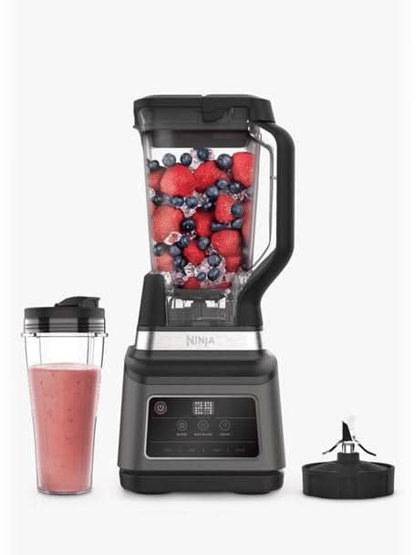ninja 2 in 1 blender in black and silver
