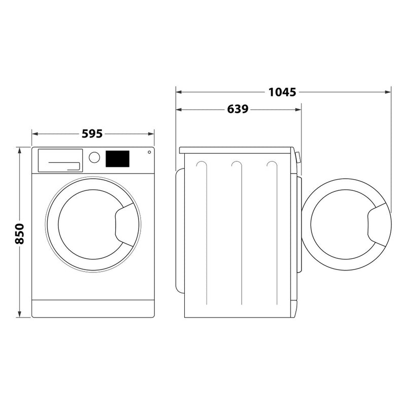 Load image into Gallery viewer, Hotpoint ActiveCare Washing Machine | White | 10kg | 1400RPM | A-20% Rated | NM11 1048 WC A UK