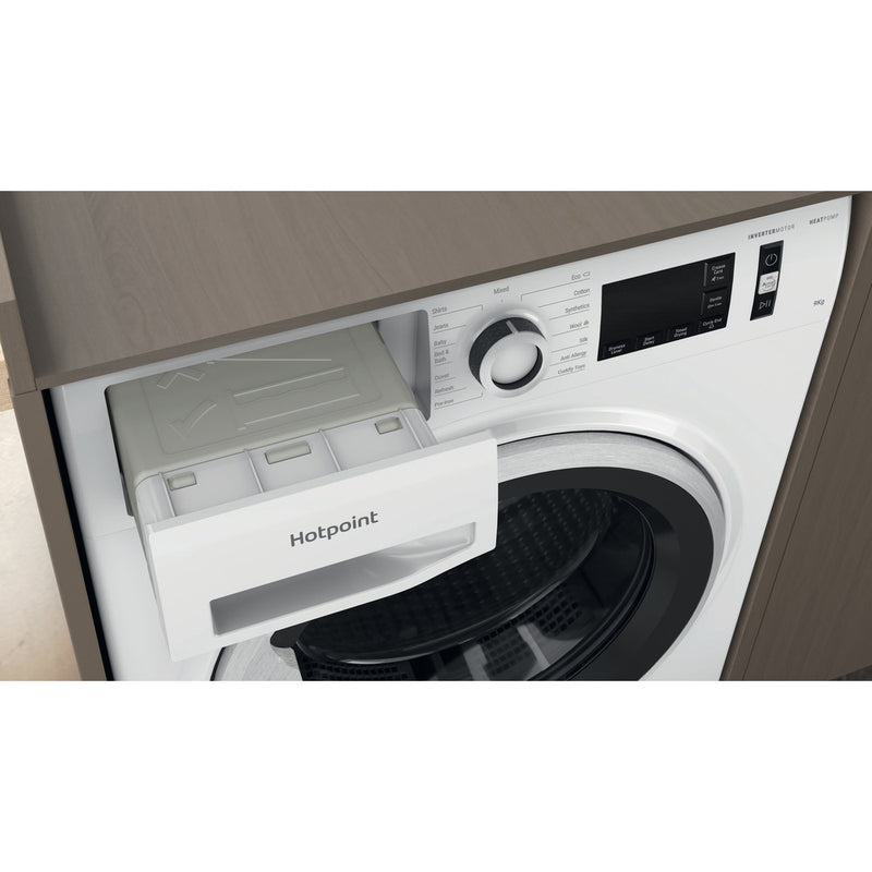Завантажте зображення в засіб перегляду галереї, Hotpoint ActiveCare Heat Pump Tumble Dryer | White | 9kg | A++ Rated | NTS M11 92SK UK