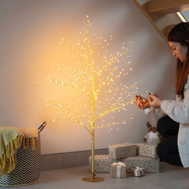 Load image into Gallery viewer, Dewdrop Warm White Micro Led Tree 1.2M (4') | 300323 | P051888