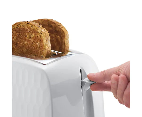 Load image into Gallery viewer, Russell Hobbs Honeycomb 2 Slice Toaster - White | 26060/RH