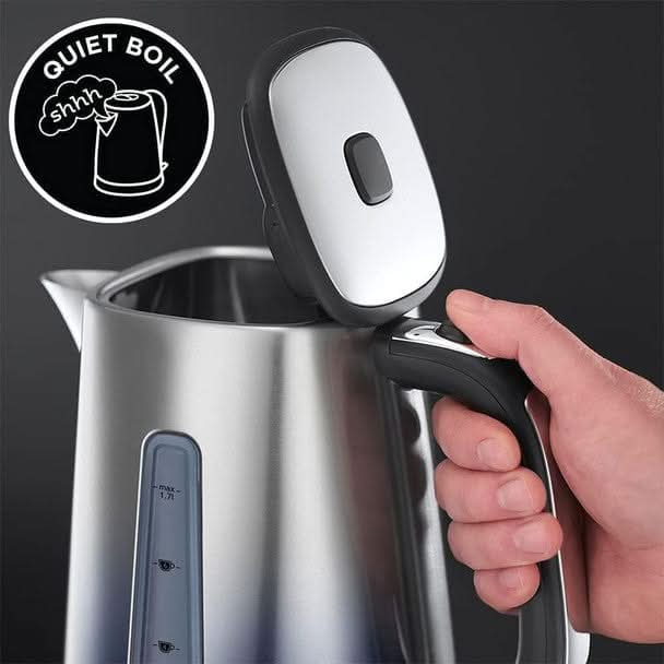 Завантажте зображення в засіб перегляду галереї, russell hobbs eclipse kettle in midnight blue quiet boil