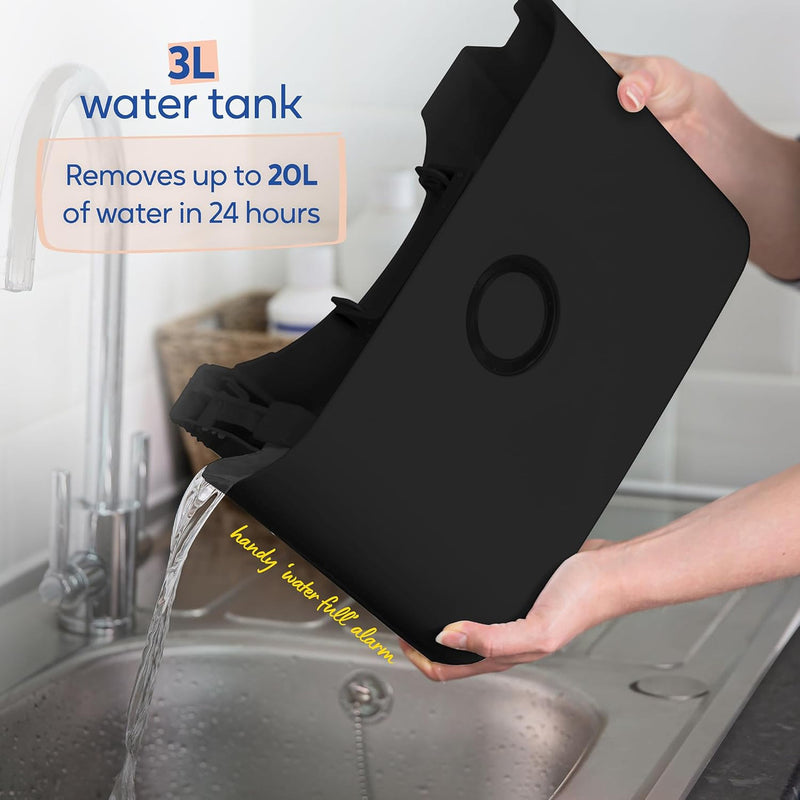 Завантажте зображення в засіб перегляду галереї, Russell Hobbs Dehumidifier | 20L | Black | RHDH2002B