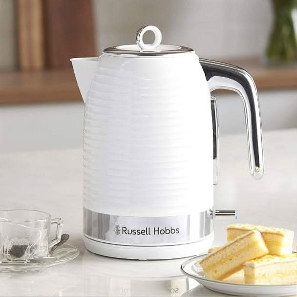Завантажте зображення в засіб перегляду галереї, white russell hobbs inspire kettle