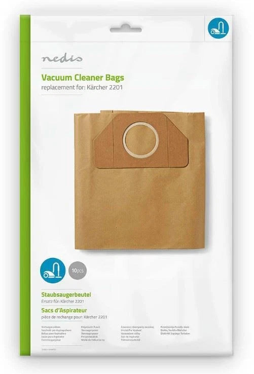 Завантажте зображення в засіб перегляду галереї, Nedis Vacuum Cleaner Bags | 10 Pack | 309733