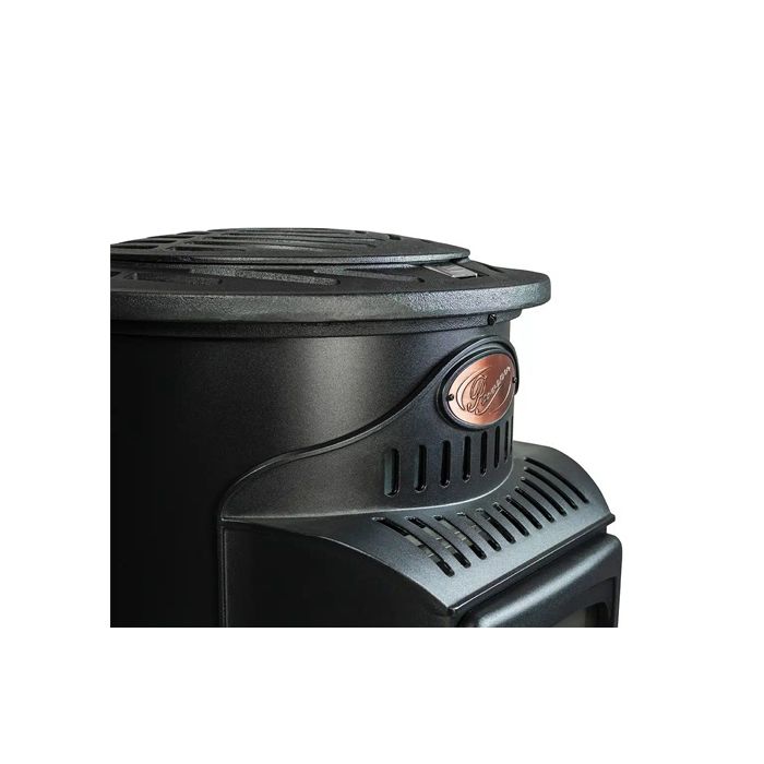 Załaduj obraz do przeglądarki galerii, Provence 3.4kW Portable Gas Fire – Matt Black | PROVIR-MB