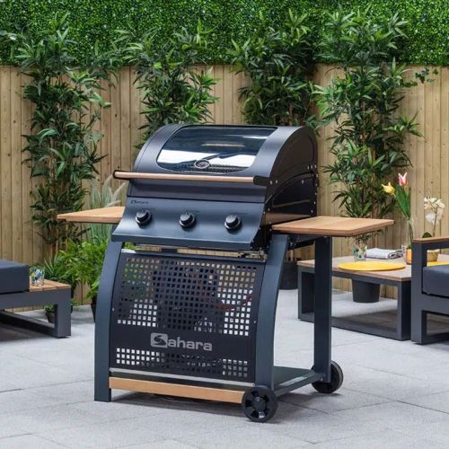 Завантажте зображення в засіб перегляду галереї, Sahara S350 3 Burner Gas BBQ | 241433