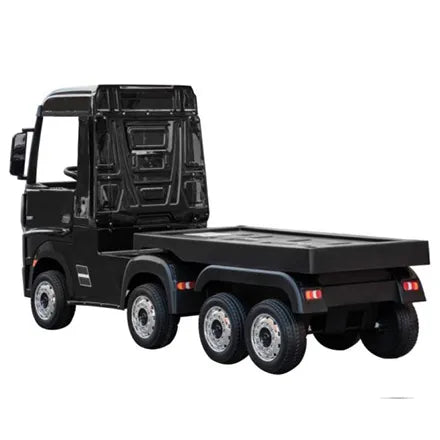 Завантажте зображення в засіб перегляду галереї, Kids Ride On Scania + Trailer | Black | 034645