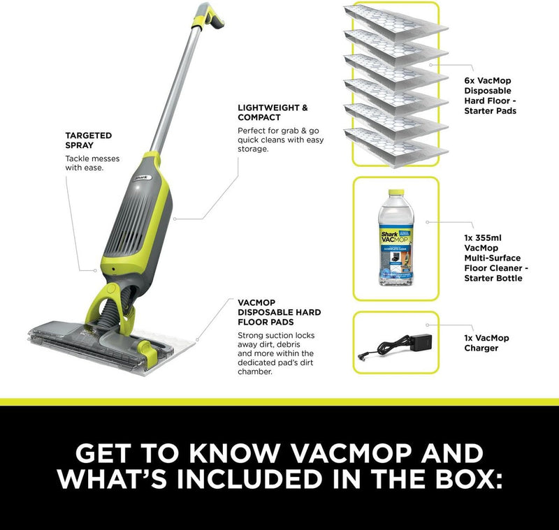 Load image into Gallery viewer, Shark VacMop Cordless 2-in-1 Vacuum Mop with Targeted Spray | VM200UK