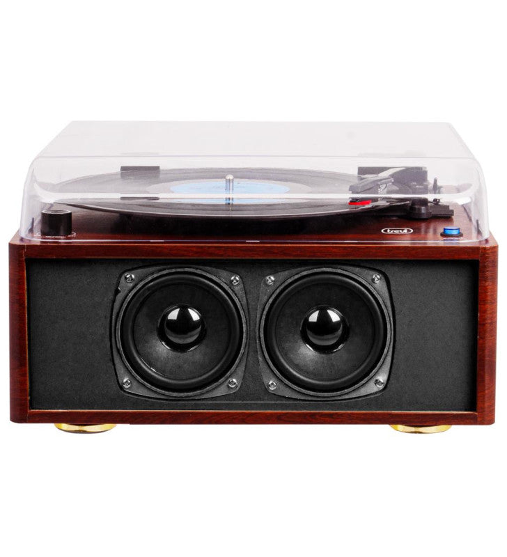 Load image into Gallery viewer, Trevi 30W Turntable Wooden Record Player | 041650