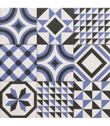 Завантажте зображення в засіб перегляду галереї, blue trinity tile 20x20cm