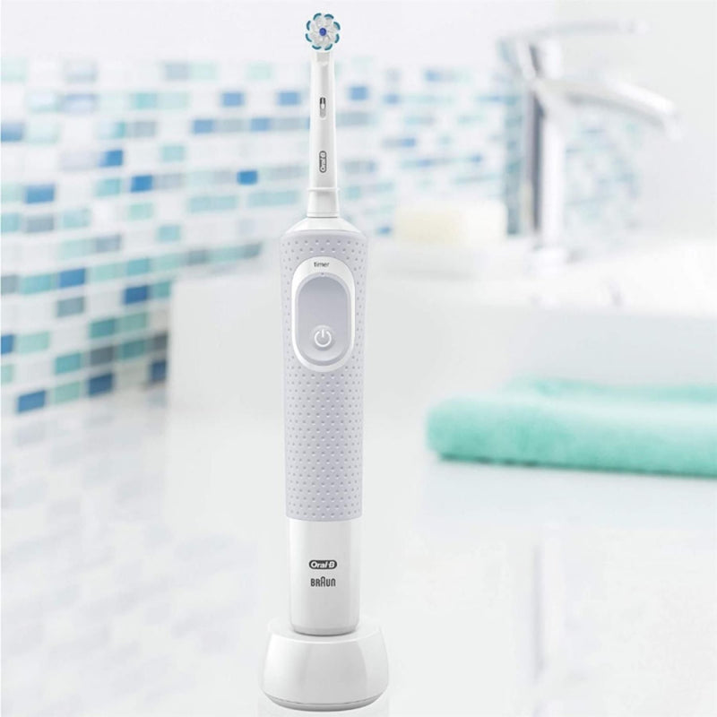 Załaduj obraz do przeglądarki galerii, Oral-B Vitality 100 White Cross Action Rechargeable Electric Toothbrush | D100.413.1