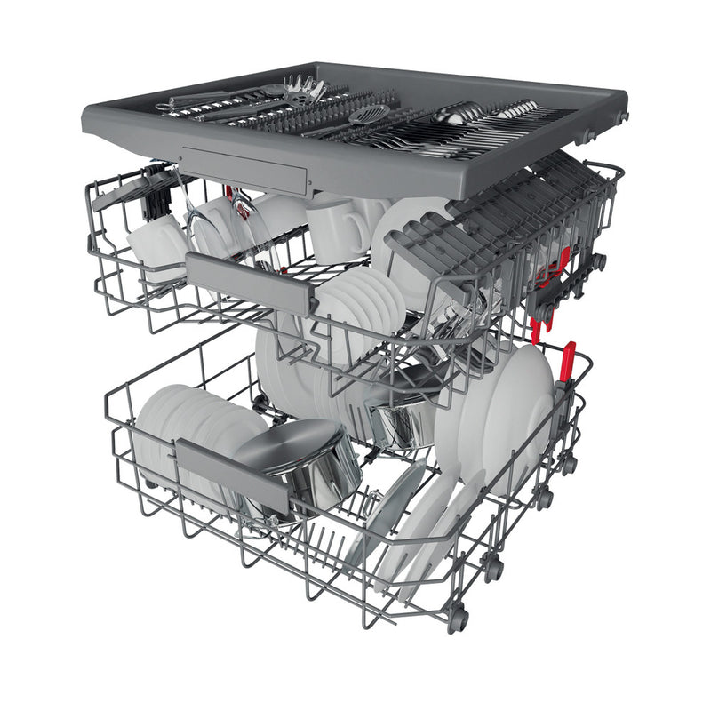 Load image into Gallery viewer, Whirlpool Freestanding Full Size Dishwasher | 14 Place Setting | Stainless Steel | D Rated | WFC 3C33 PF X UK