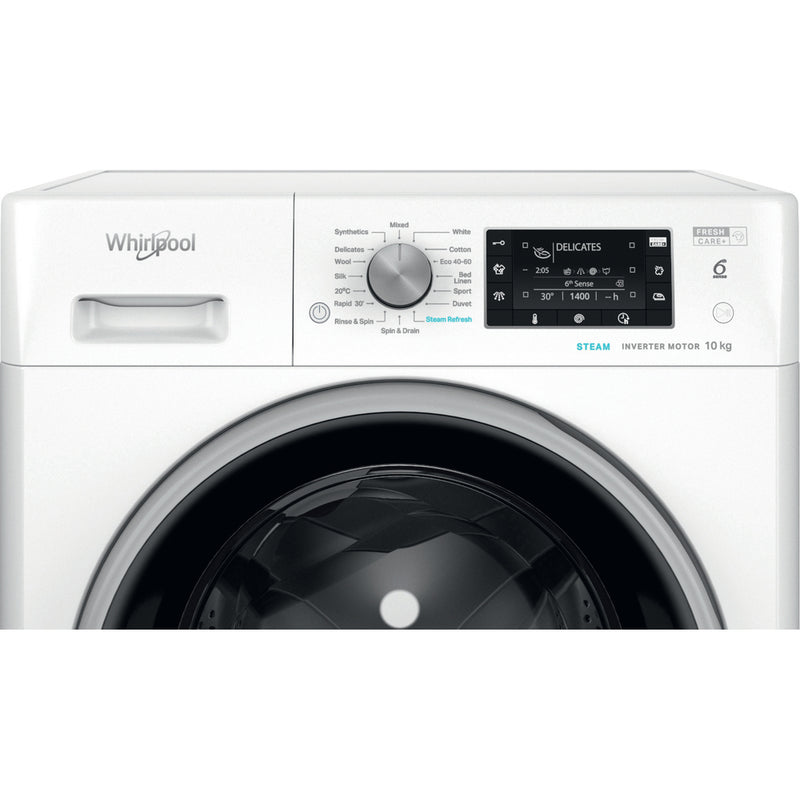 Завантажте зображення в засіб перегляду галереї, Whirlpool Washing Machine | 10kg | 1400 Spin | White | FFD 10489 BSV UK