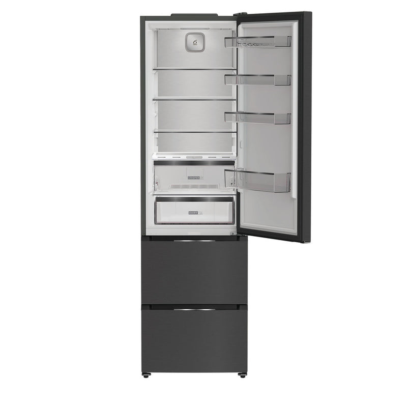 Load image into Gallery viewer, Whirlpool Fridge Freezer | 203x60cm | Dark Inox | WHKF 6352 XBR5UK