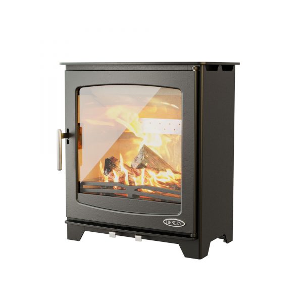 Load image into Gallery viewer, Henley Willow 6.7kW Eco | Multi Fuel | Matt Black | ST402