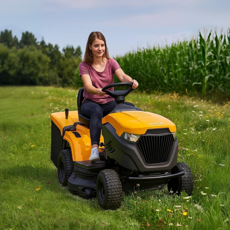 Завантажте зображення в засіб перегляду галереї, Stiga Estate 38"/98CM Cut Ride-on Lawnmower | Honda Engine | ESTATE-598WS